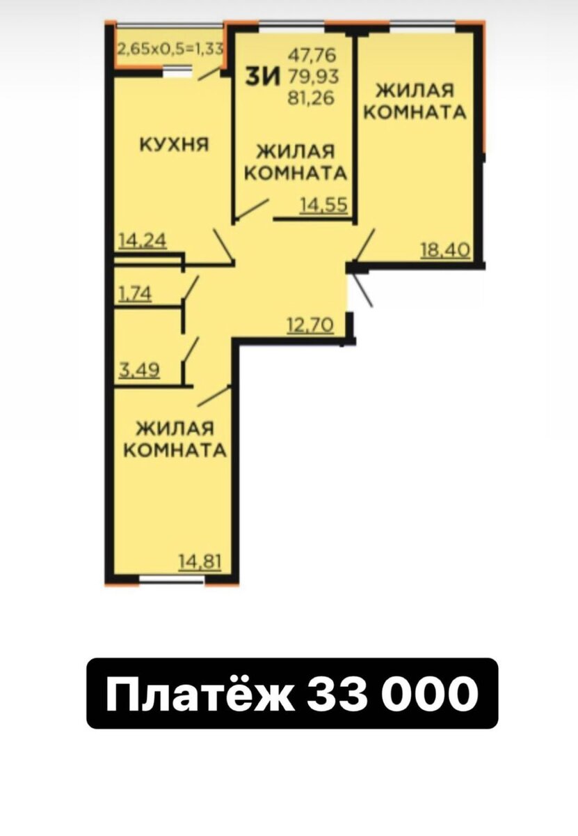 Приобретая квартиру по Ипотеке у вас минимальная переплёта от 70000 до 100000 за весь срок. 