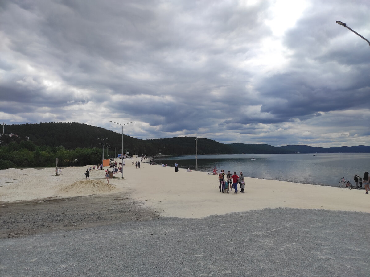 Городской пляж Тургояка