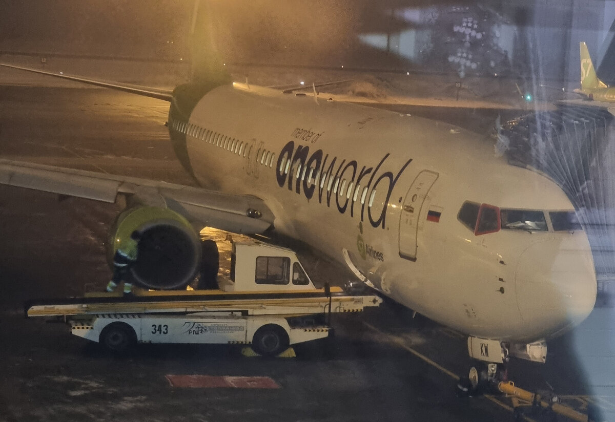 Boeing 737-800 авиакомпании S7 Airlines, ex VQ-BKW