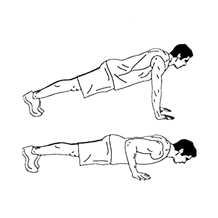 Классические отжимания