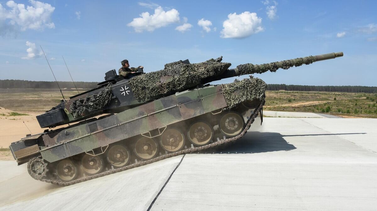    Немецкий основной боевой танк Leopard 2© Фото : U.S. Army / Markus Rauchenberger