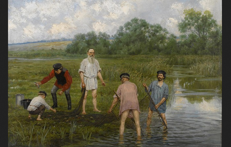 Наркиз Бунин. "Рыбная ловля". 1903 год