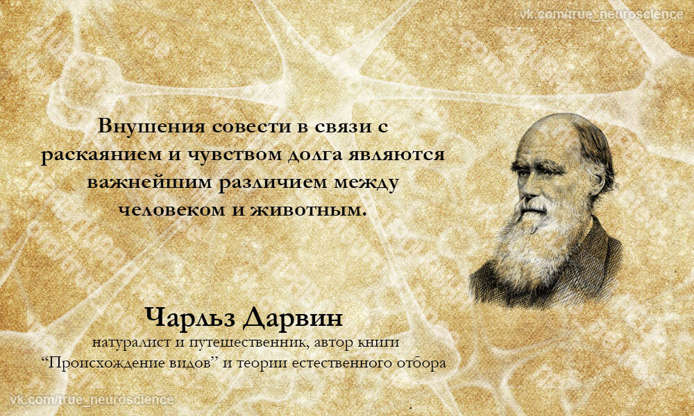 Дарвин о внушениях совести | ПРАВДИВАЯ НЕЙРОНАУКА | Дзен