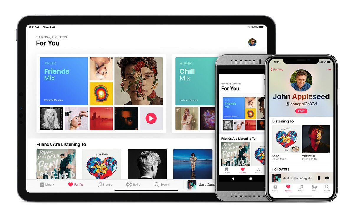 Apple Music на разных устройствах