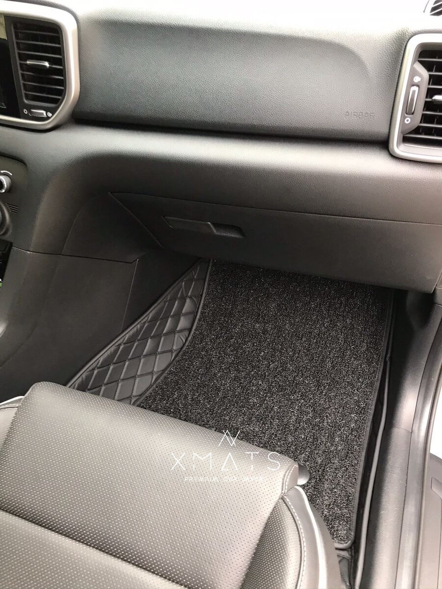 3D коврики из экокожи на KIA Sportage QL 4