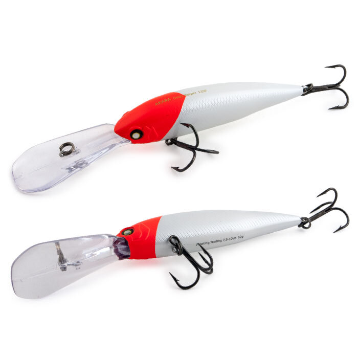 У этого воблера заглубление до 10 м AKARA Deep Keeper 110 F