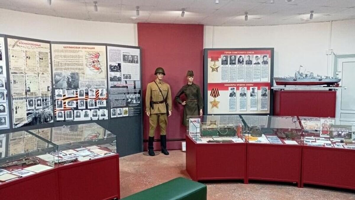    Экспозиция обновленного музея "Мемориал Славы" в городе Заринске Алтайского края© Фото : Министерство культуры Алтайского края