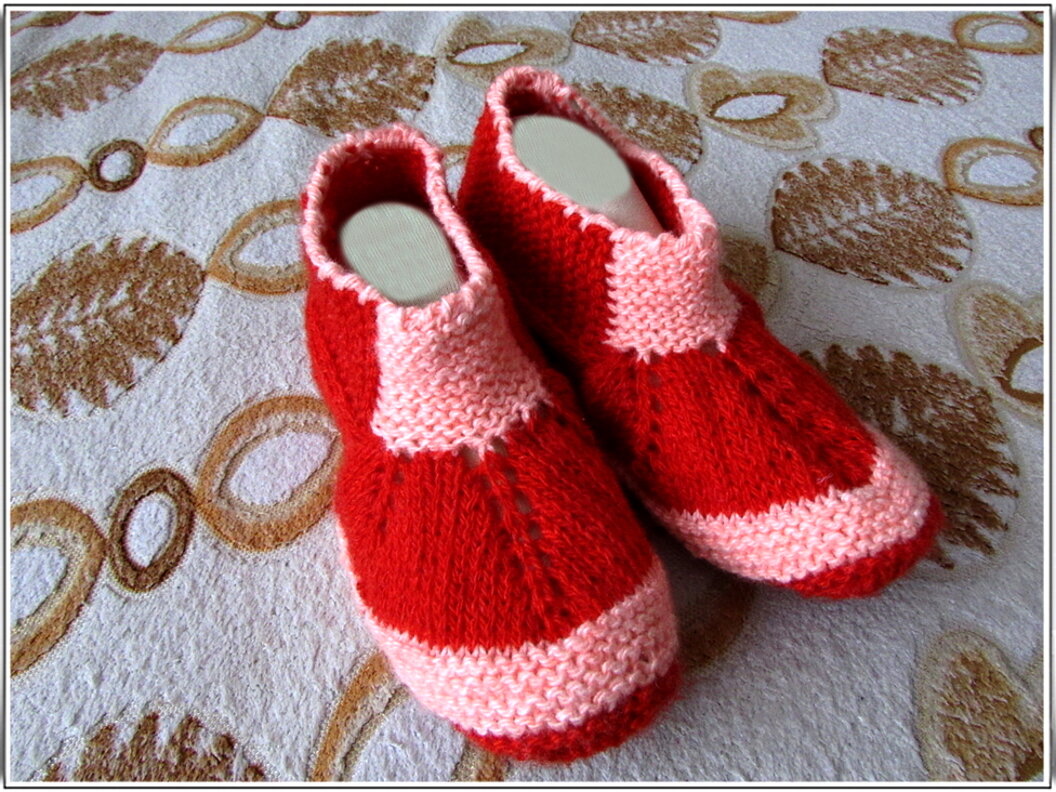 Тапочки-терлички спицами