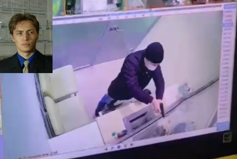     Болтачев грабил банк под камеры Фото: МВД/скрин из "Улиц разбитых фонарей"