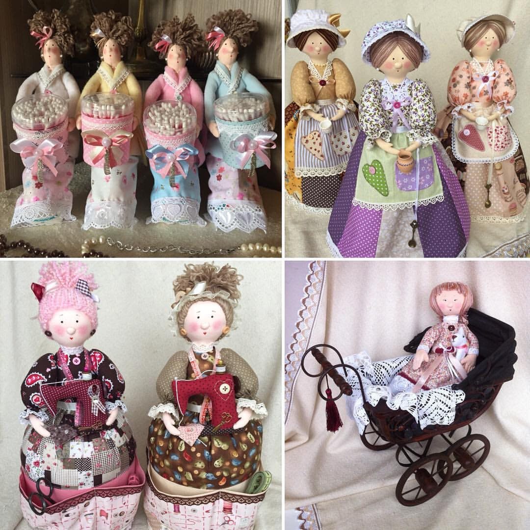 Косметические феи, 💄куклы-грелки на чайник ☕или швейные помощницы