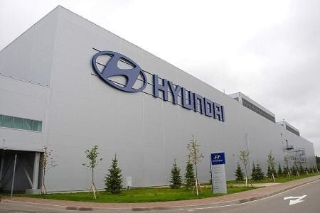 Завод Hyundai в Санкт-Петербурге