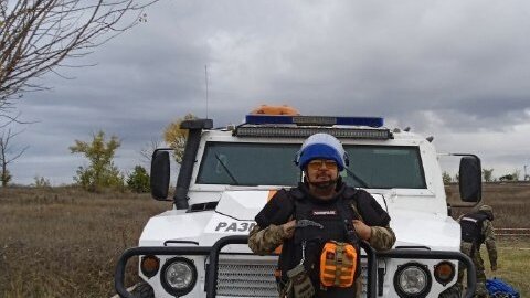 Юрий Русанов в поле