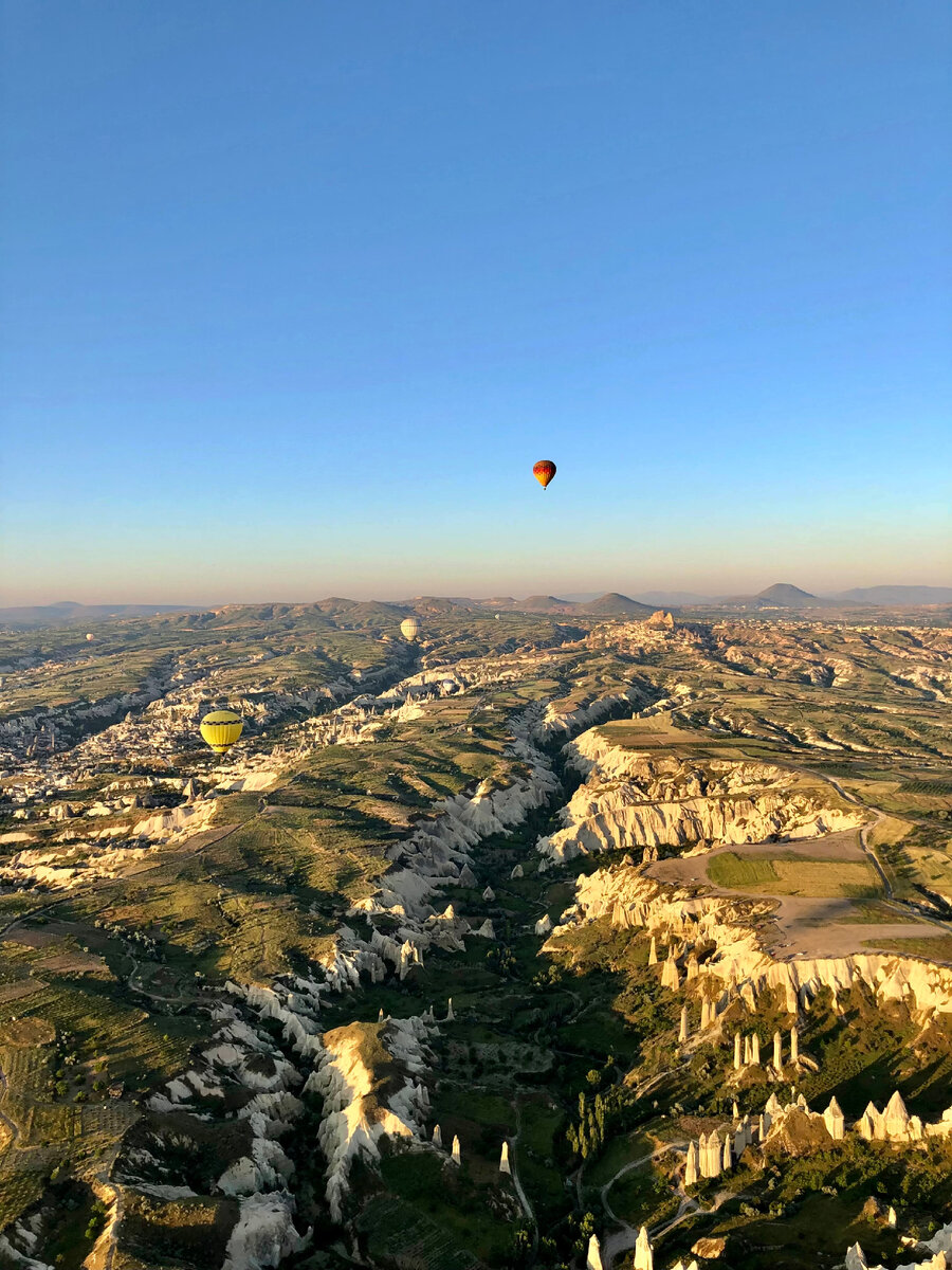Воздушный шар - лучшая точка обзора всех природных красот Каппадокии