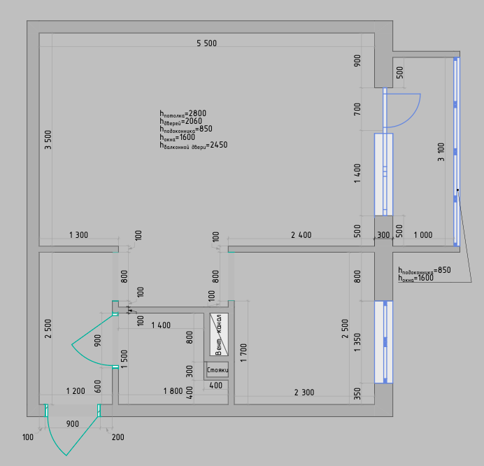 Планировка от застройщика