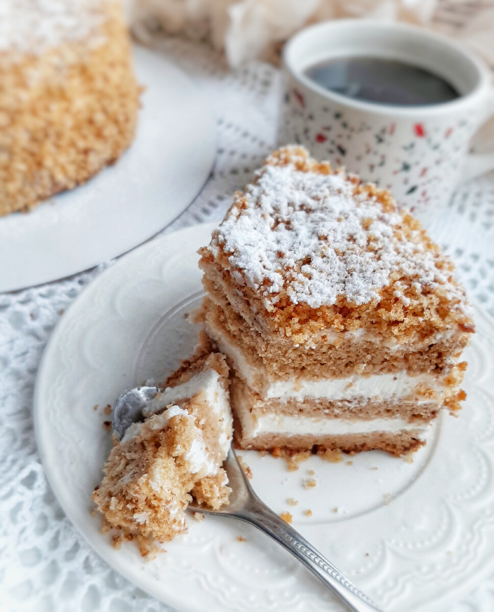 ПП Медовик со сметанно-творожным кремом 😋 | ПП Рецепты для Здорового  питания | Дзен