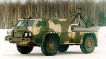 120-мм миномёт на автомобиле «Водник». 