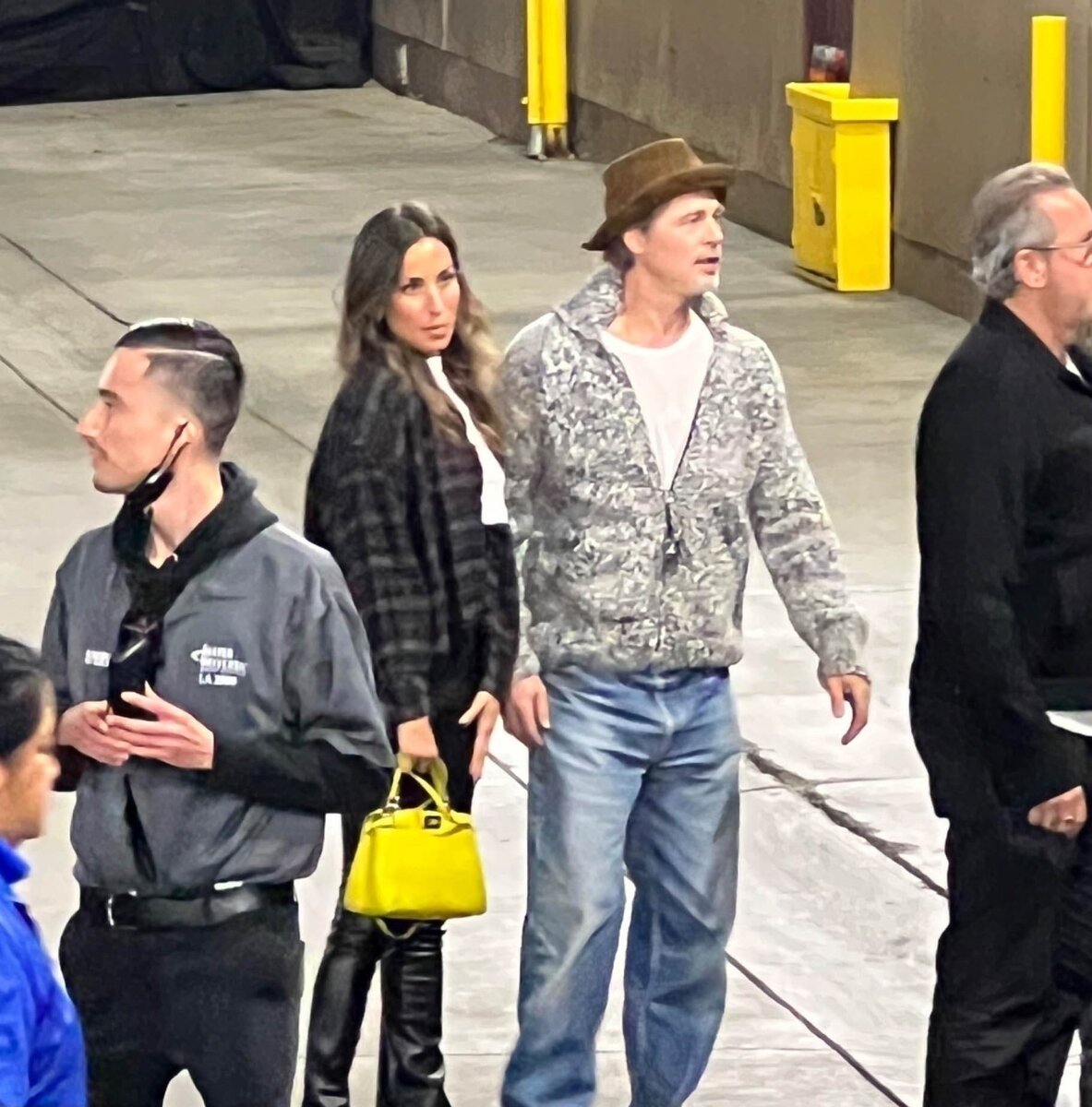 Инес де Рамон и Брэд Питт