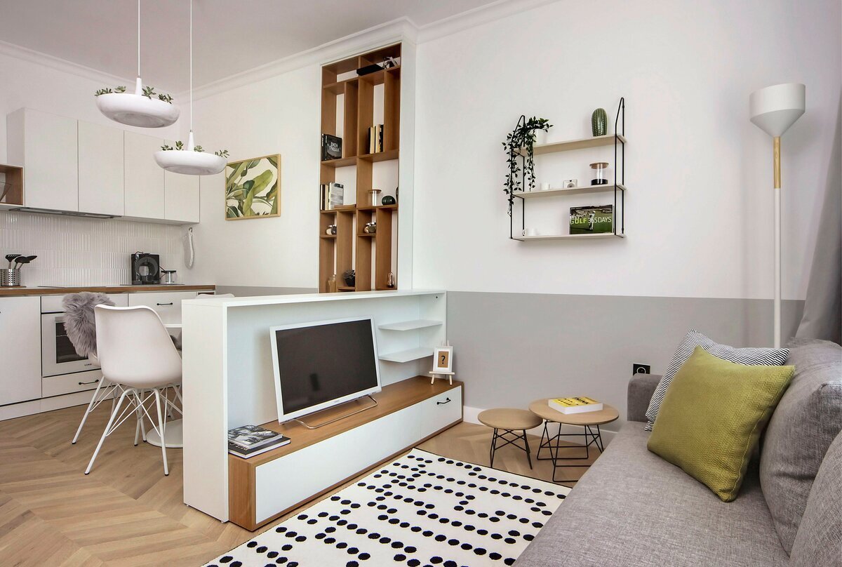 Дизайн квартиры-студии 20 кв. м: идеи оформления интерьера с фотогалереей