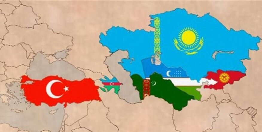 Карта великого турана подаренная эрдогану