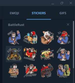 Стикеры в Телеграмме