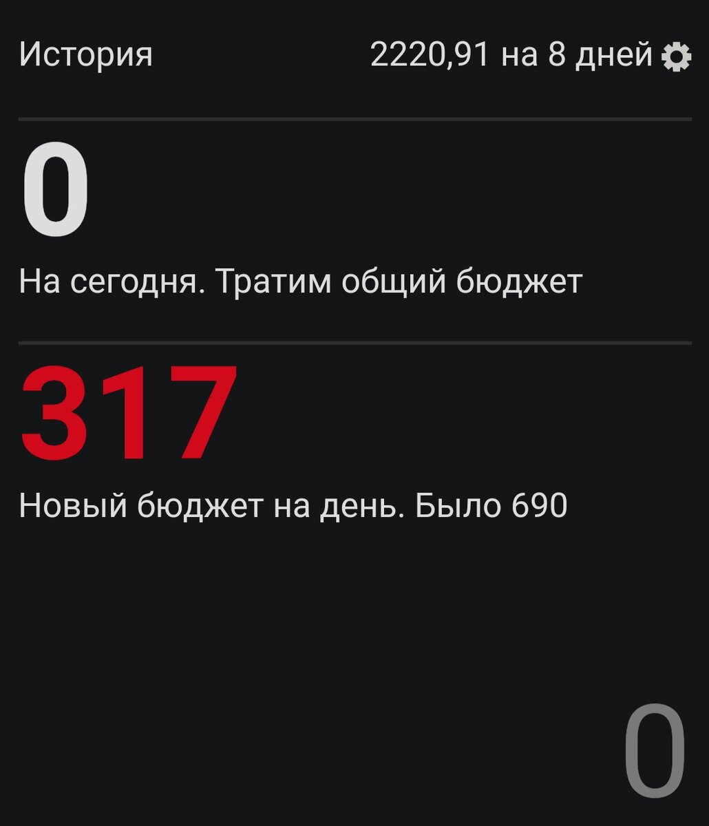 После полуночи 8 дней станут отображаться как 7.