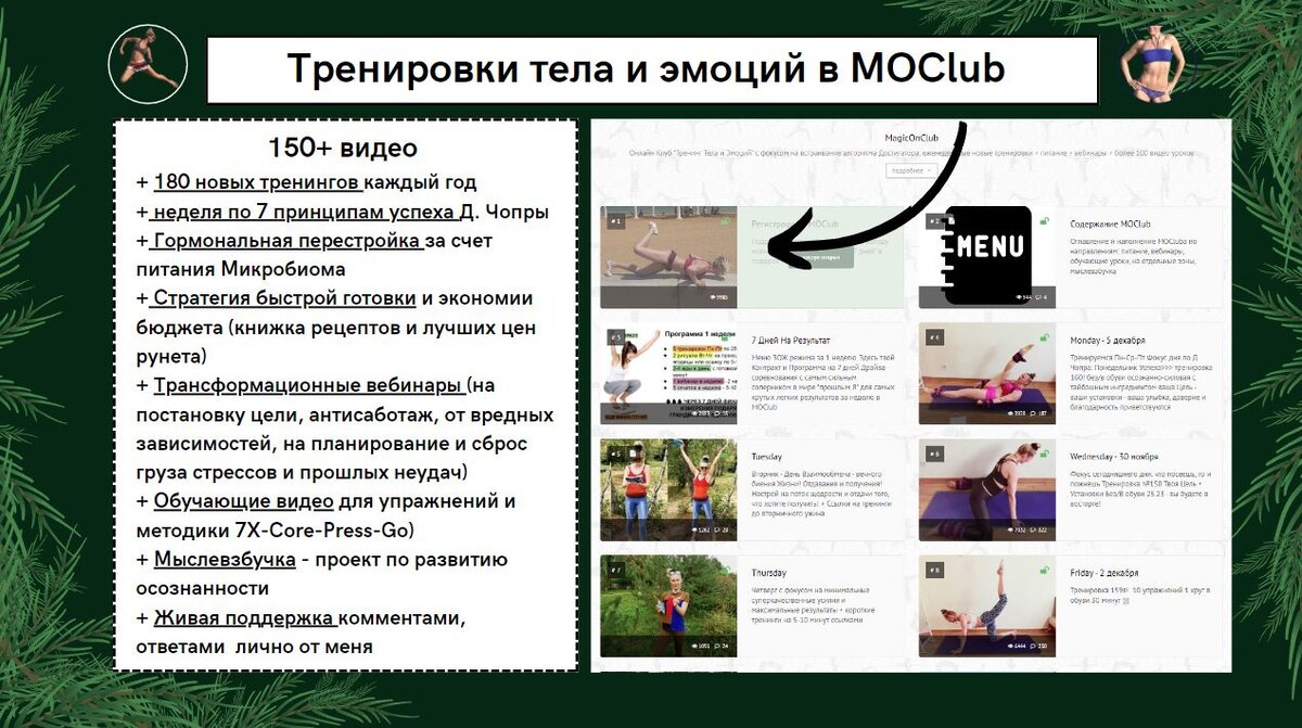 Декабрьская программа ЗОЖ достигатор в MagicOnClub