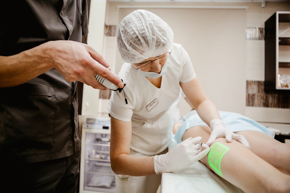 Флебологи «МедЛайн» за работой