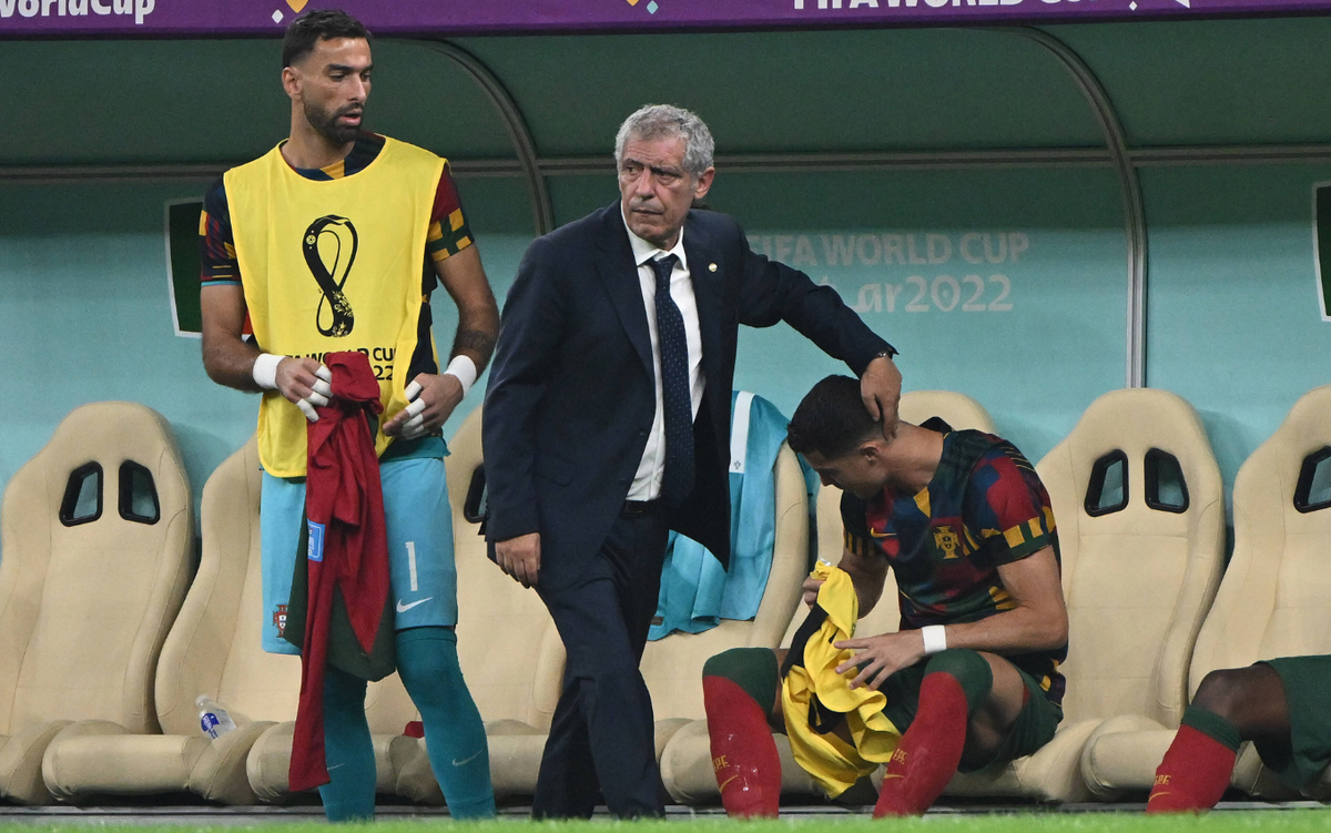 Фернанду Сантуш не побоялся оставить Криштиану Роналду на скамейке. Фото: globallookpress