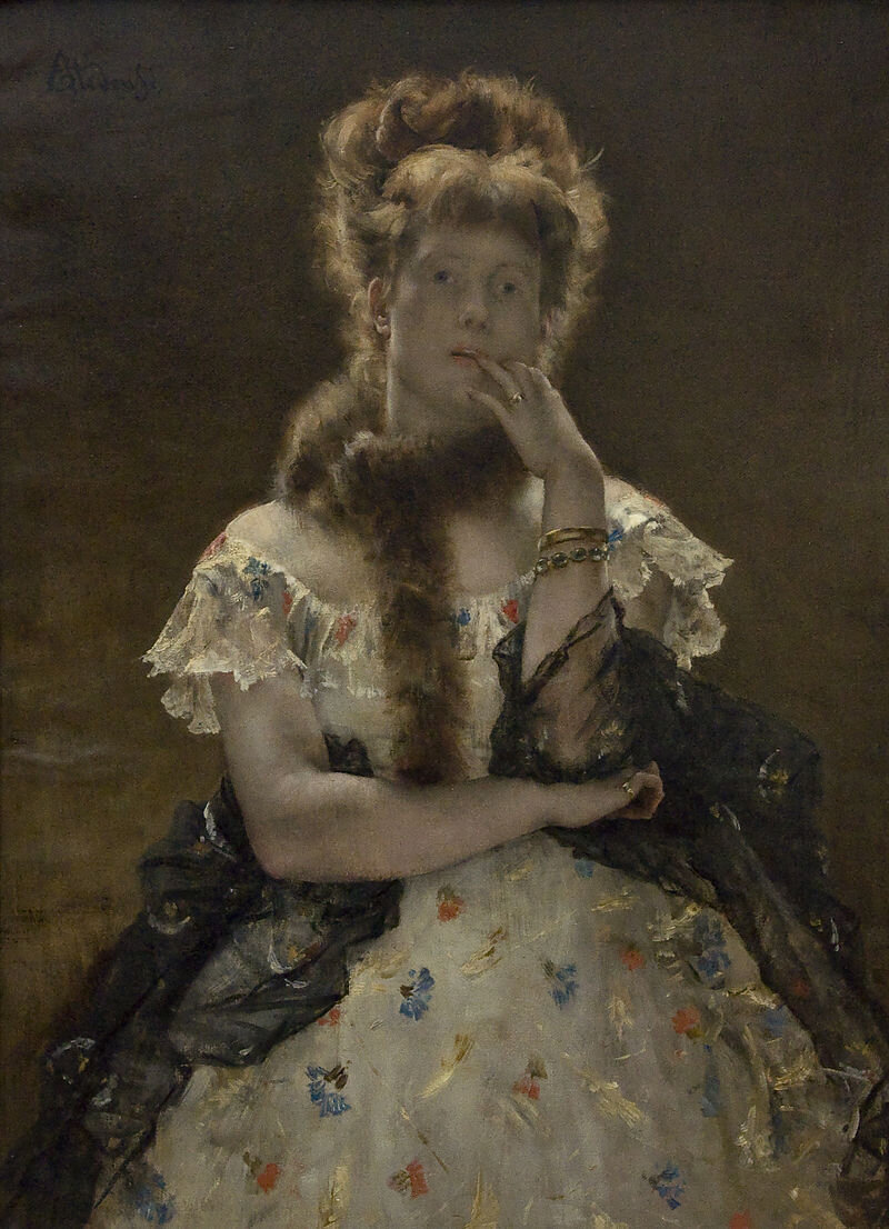 Парижский сфинкс. Альфред Стивенс. 1867