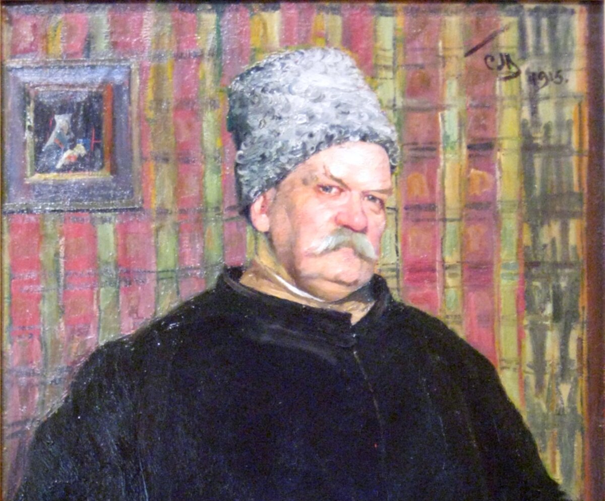 «Король репортёров», портрет работы С. Малютина, 1915 год