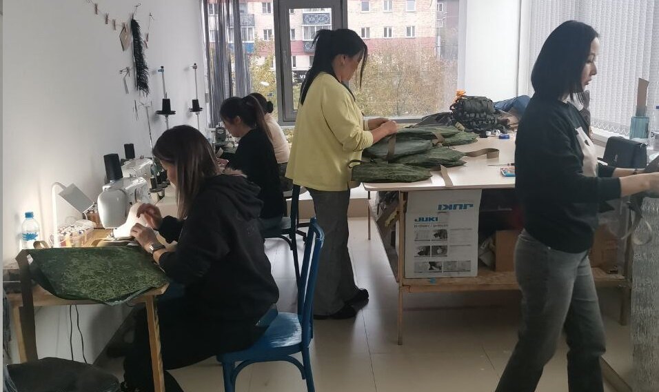 Волонтеры в Улан-Удэ за работой