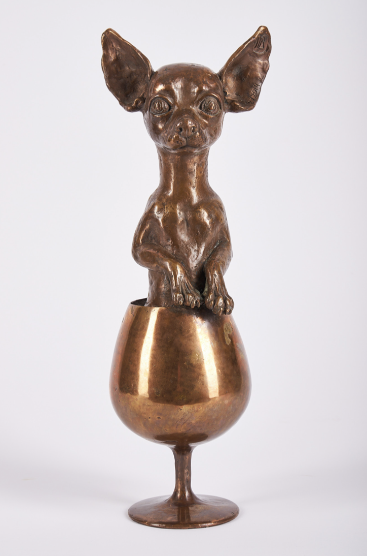 ВАСИЛЬЕВА Мария Евгеньевна (1980) Коктейль. 2014 Тираж 2 экземпляра. Экземпляр № 2
Бронза. 36,6 × 12,5 × 11
Источник: собрание семьи художника
