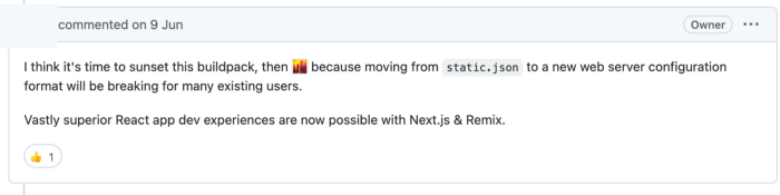 Случайный комментарий на GitHub