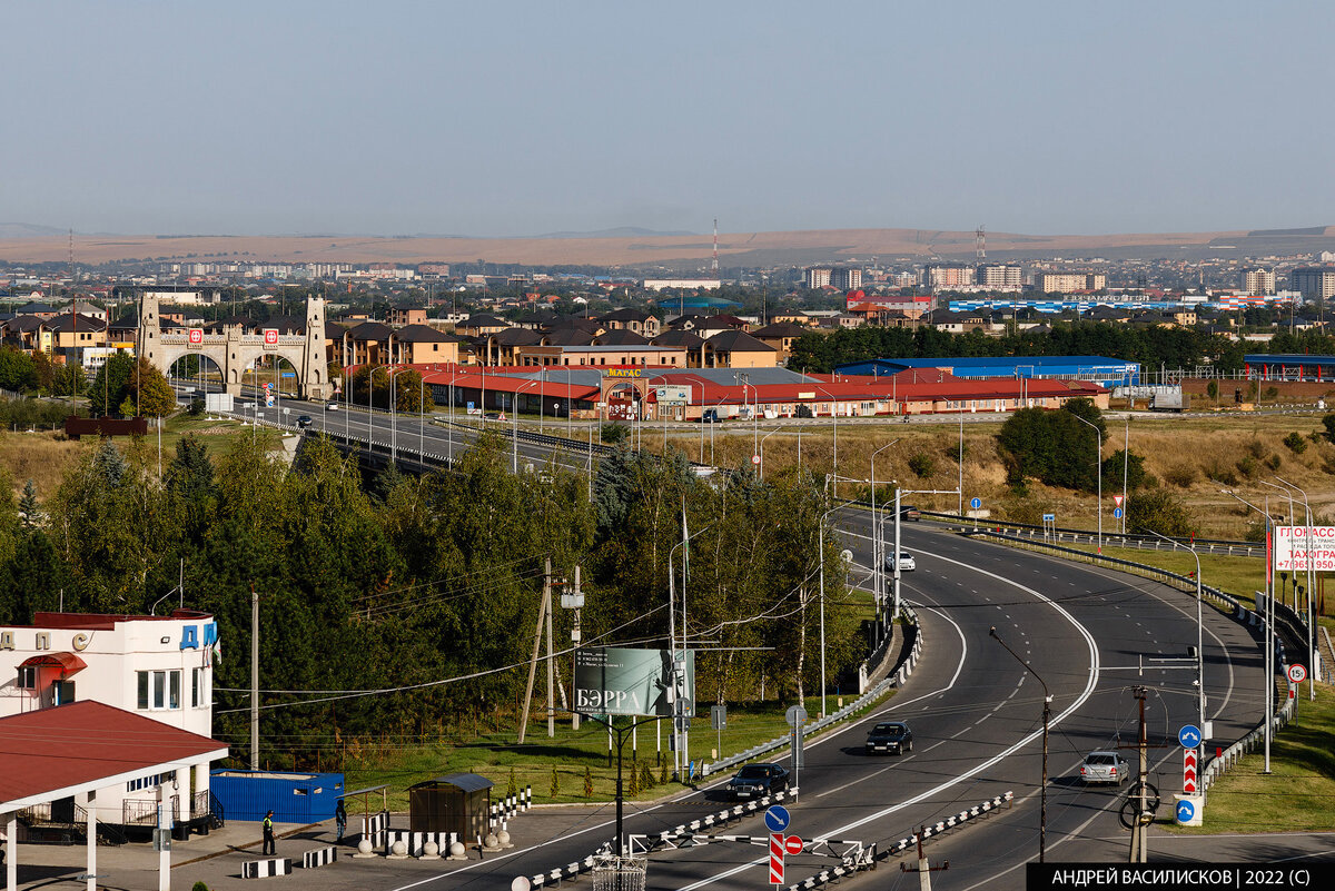 въезд в Магас