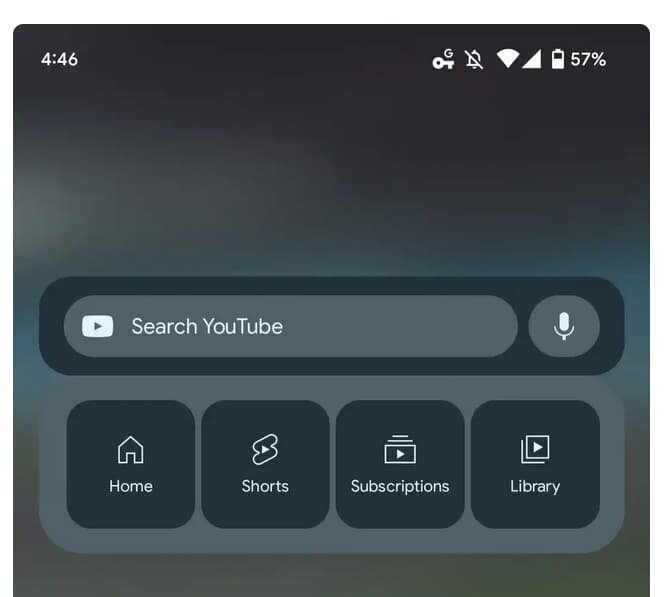      YouTube теперь имеет обновленный виджет для Android