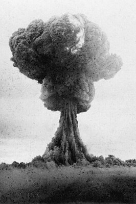 29 avqust 1949-cu ildə RDS-1 nüvə göbələyi partlaması (RFNC-VNIIEF arxivindən)