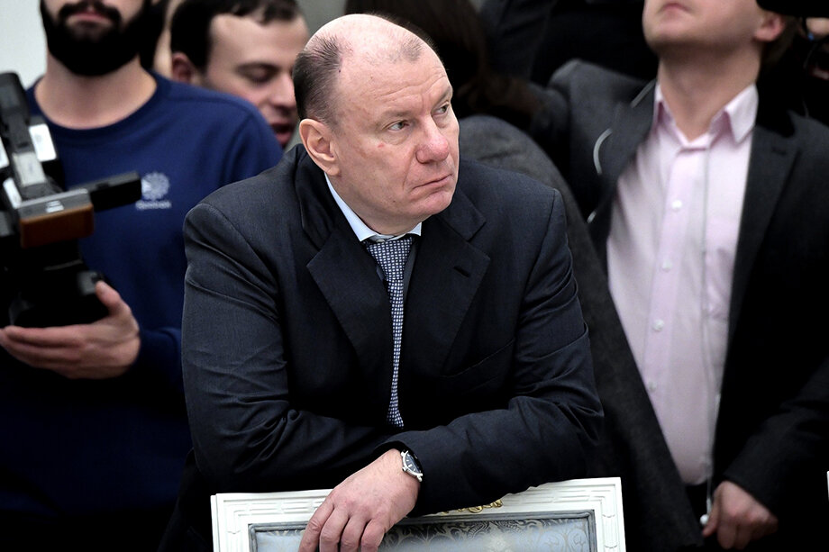 После введения санкций против президента «Норникеля» появилась информация, что все активы компании Владимир Потанин передаст своей семье. Фото: сайт президента РФ