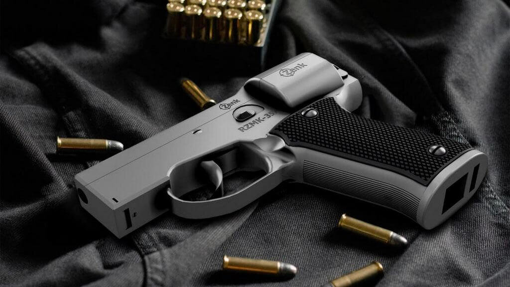 Разработчики проекта RZMK-357 не поскупились на качественные рендеры новинки – на них револьвер выглядит вполне реалистично