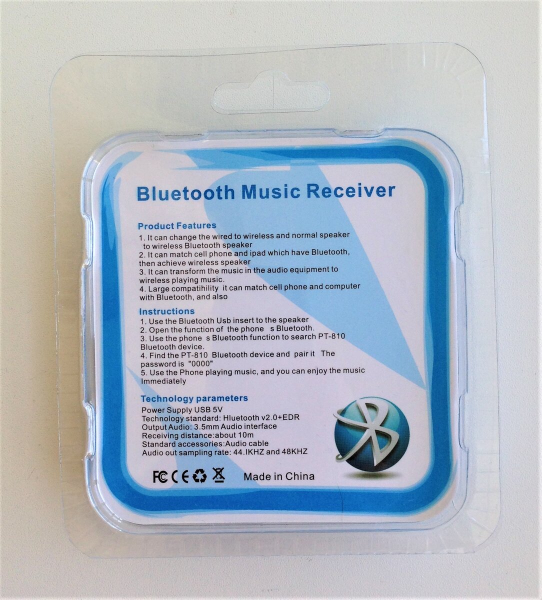 Bluetooth usb aux адаптер 