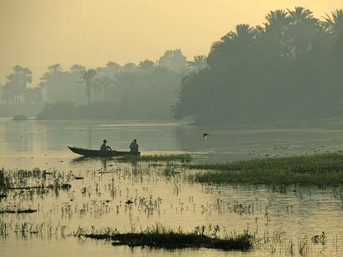 Рыболовы в дельте Нила. Источник - http://www.ancient-egypt.info/2012/05/nile-delta-egyptian-facts.html