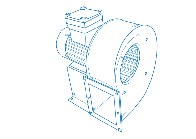 Центробежные радиальные вентиляторы (Улитки)