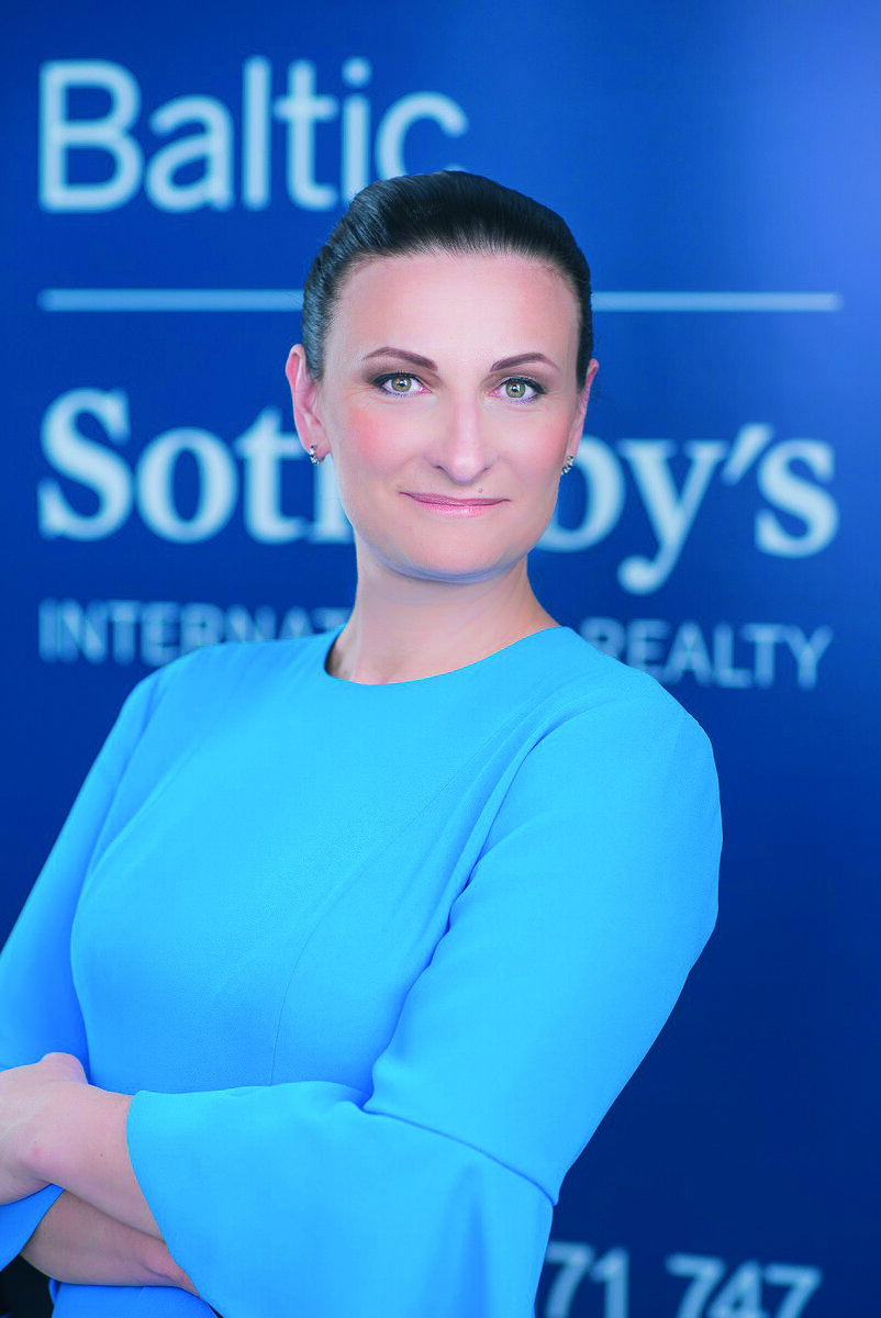 Совладелица компании Baltic Sotheby`s International Realty Илзе Мазуренко 