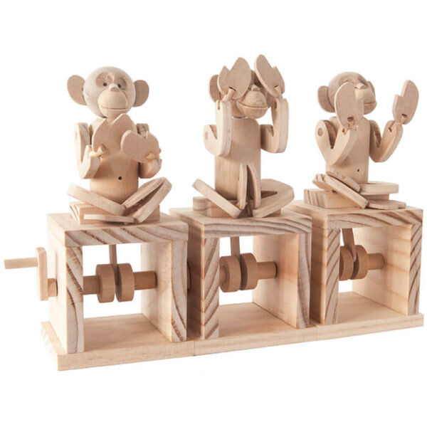 Соединенные три модели Timberkits «Обезьяна»