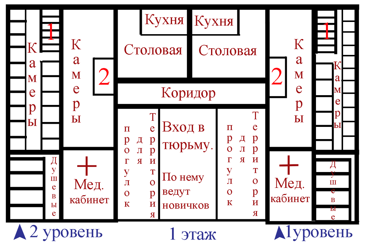 Карта побега из тюрьмы