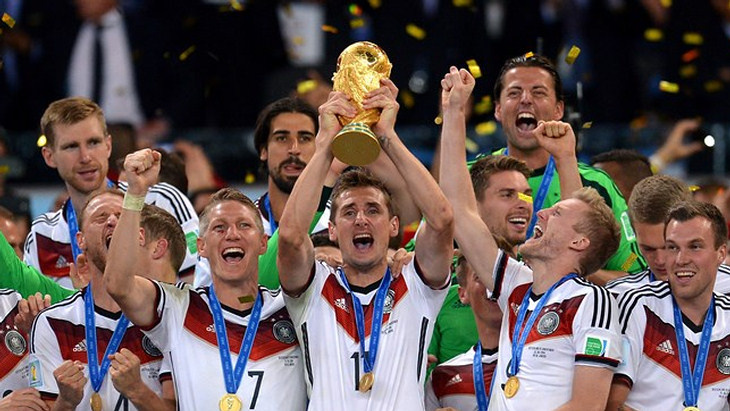 Сборная Германии - победитель последнего ЧМ - 2014 года по футболу в Бразилии