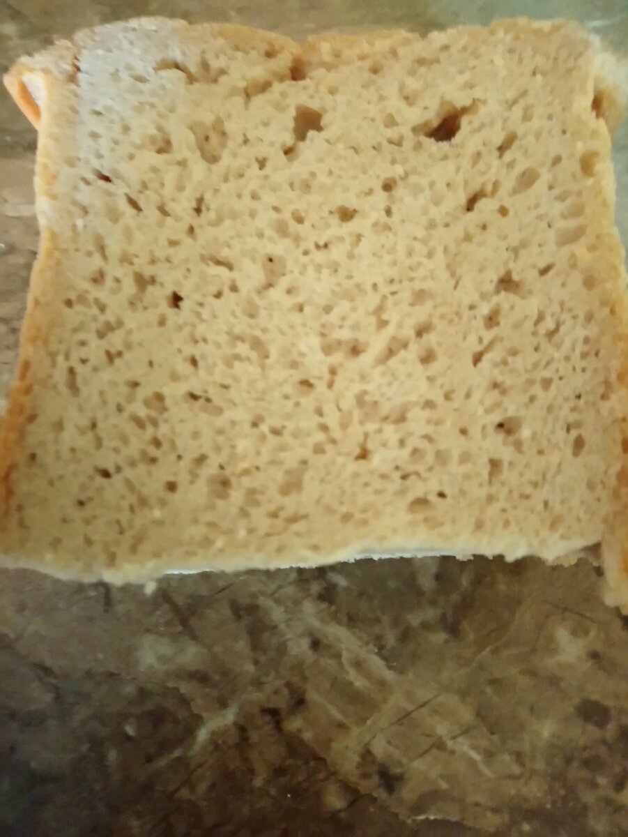 вот такой получается хлебушек. 