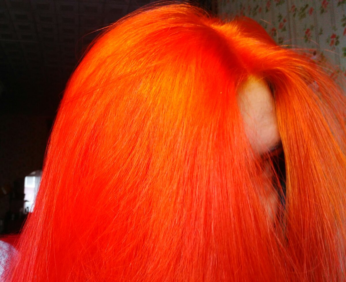 Апельсиновый это какой цвет волос