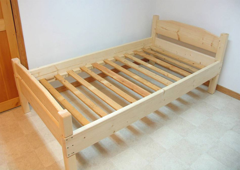 Кровать из дерева: чертежей с размерами, схемами и эскизами