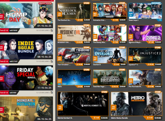 Главная страница Indiegala