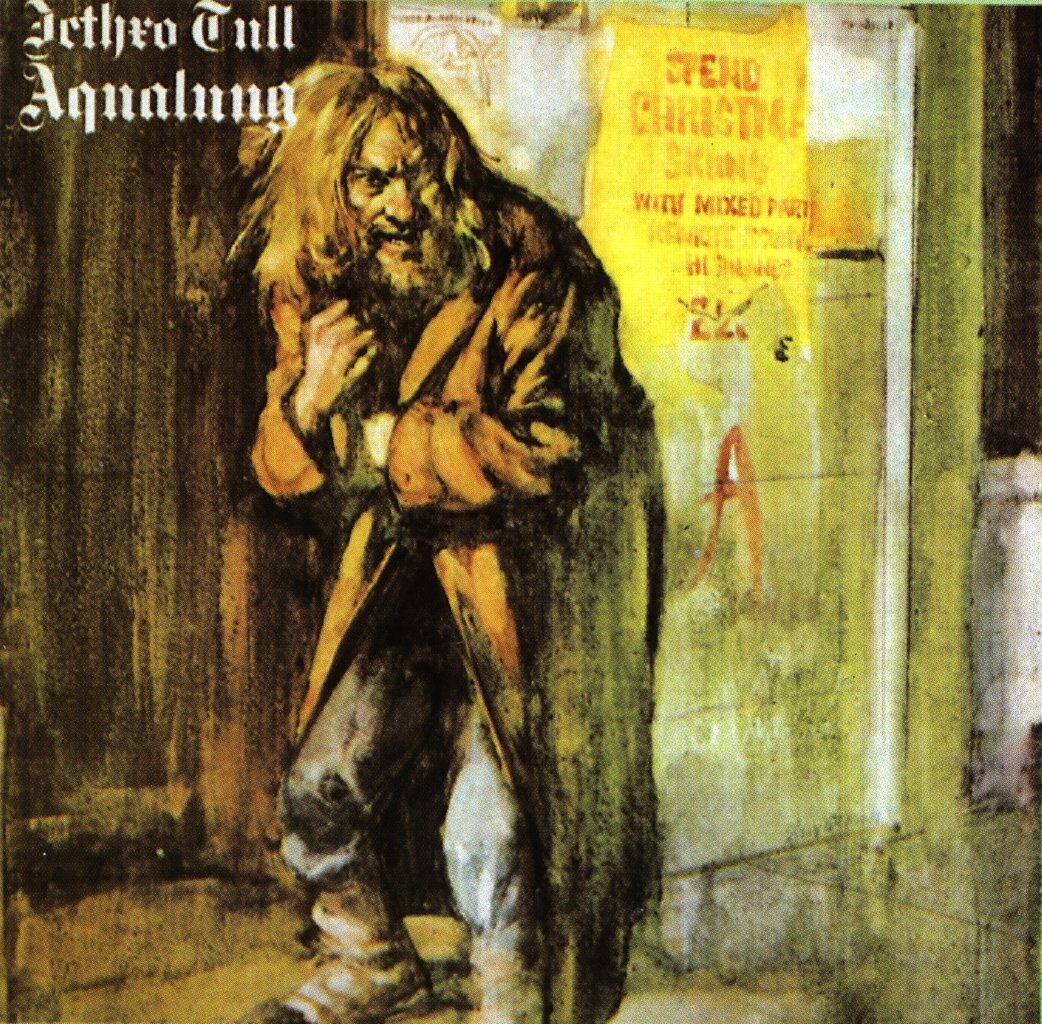 Обложка альбома Aqualung (1971). Ян Андерсон в образе главного героя